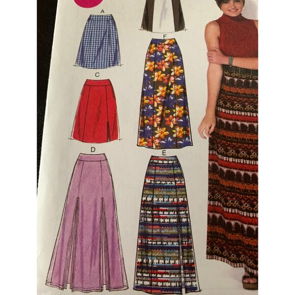 McCall's Misses Skirt Sewing Pattern Sz 6 - 14 M7096 - Uncut - Picture 2 of 9